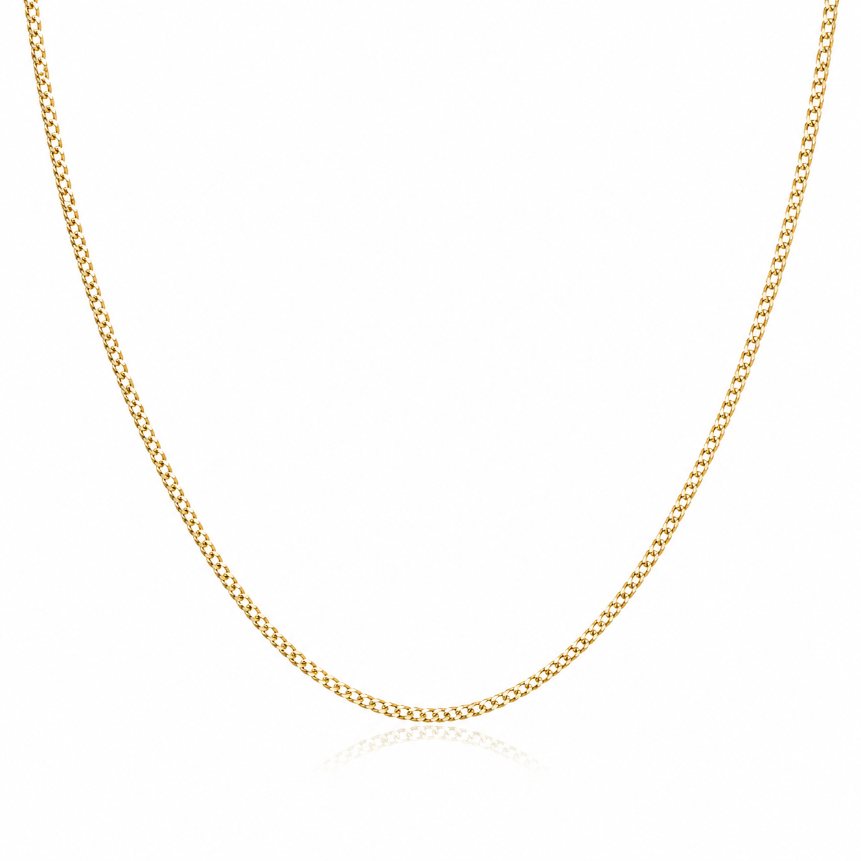 Panzerkette 585 Gelbgold 2,1 mm NERIO flach diamantiert