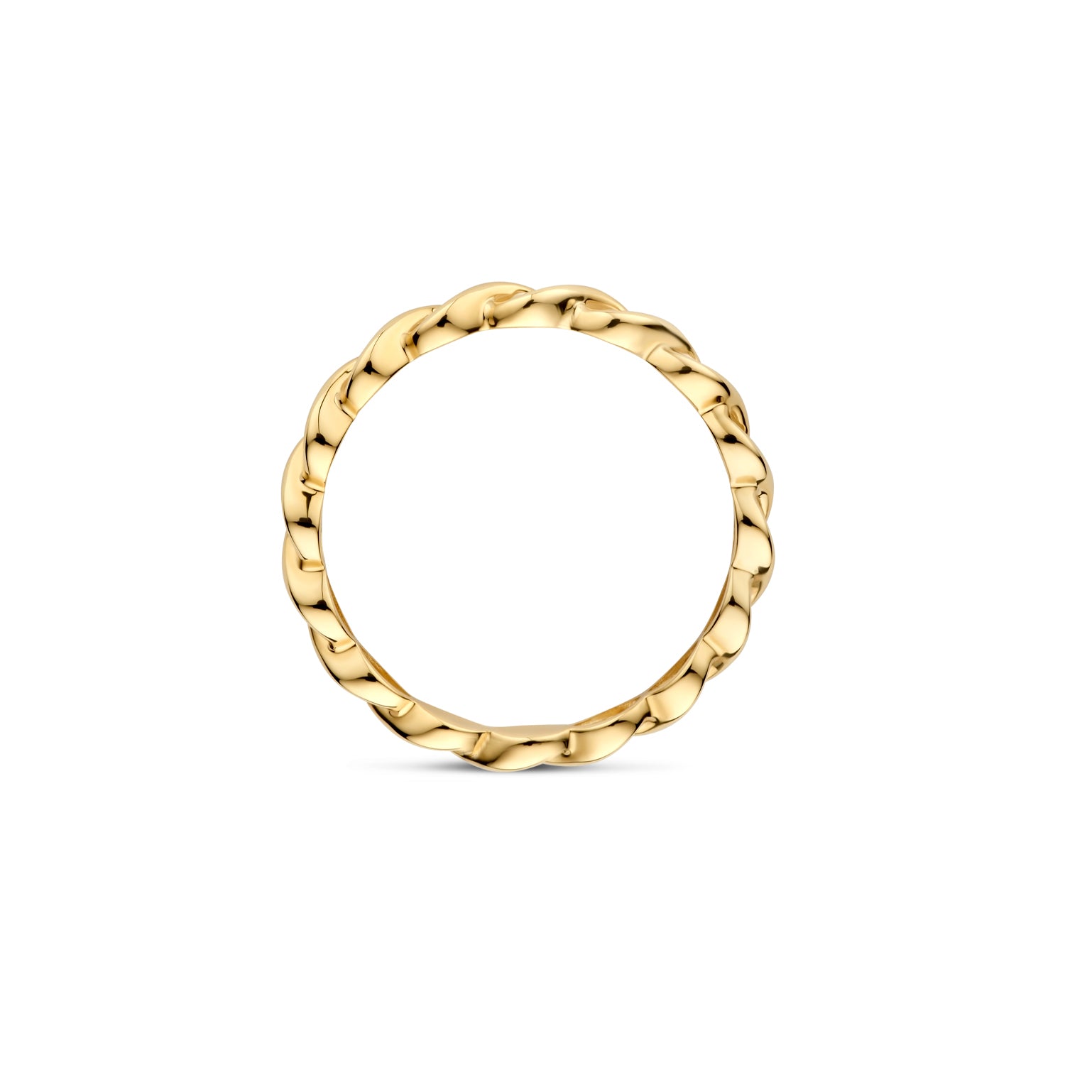 Treccia – Filigraner 585er Gelbgold Stapelring