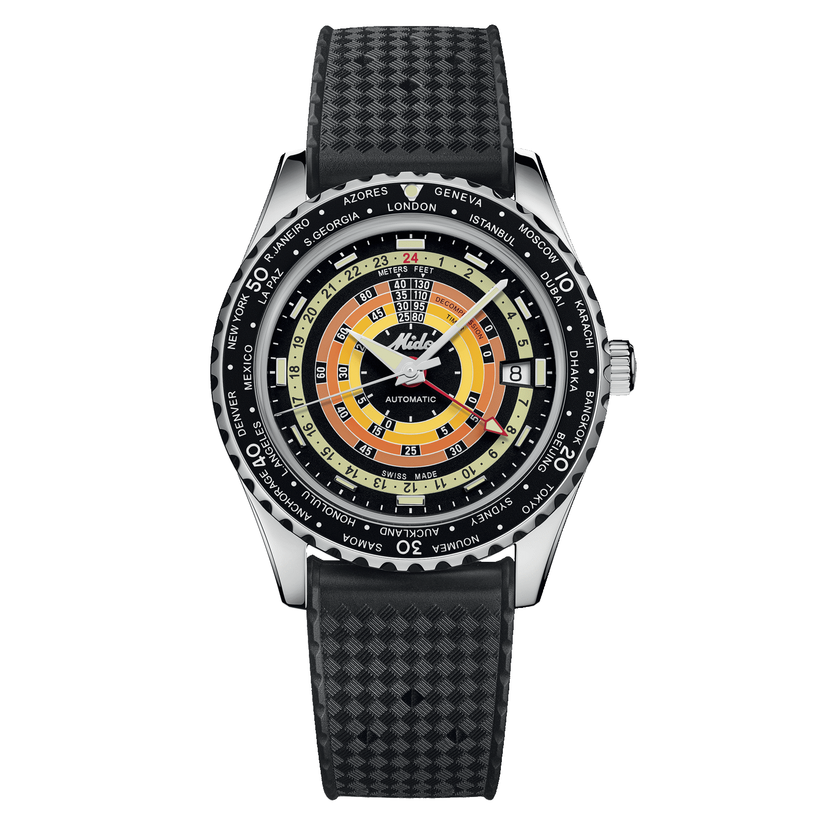 Mido M026.829.17.051.00 Ocean Star Decompression Worldtimer