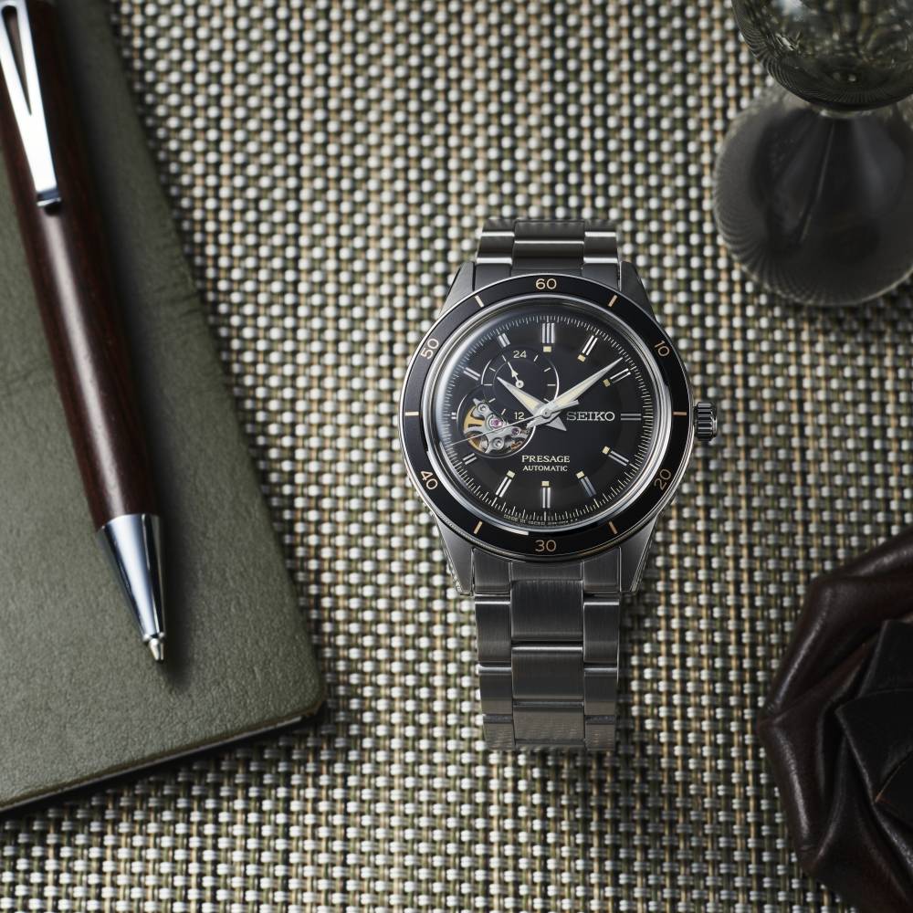 Seiko SSA425J1 Uhr PRESAGE Automatik Offenes Herz