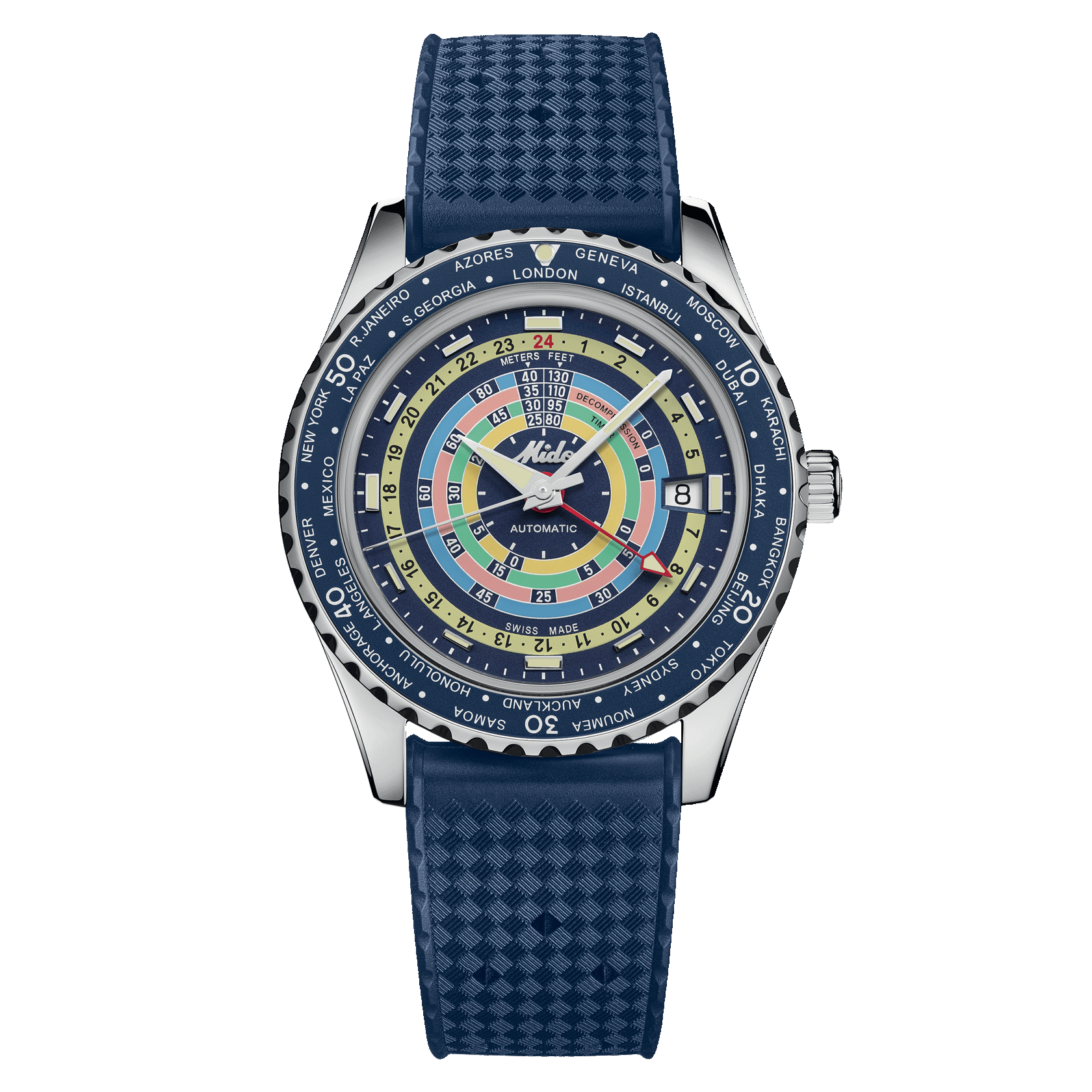 Mido M026.829.17.041.00 Ocean Star Decompression Worldtimer