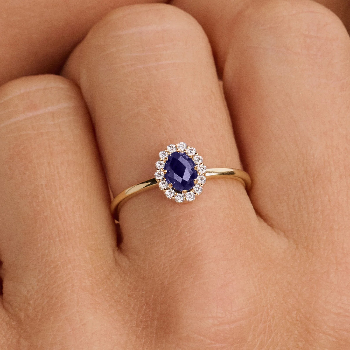 Jubiläumsangebot: AZURIA – Bicolor-Ring 585 Gold mit Lab Grown Diamanten, 0,63 ct