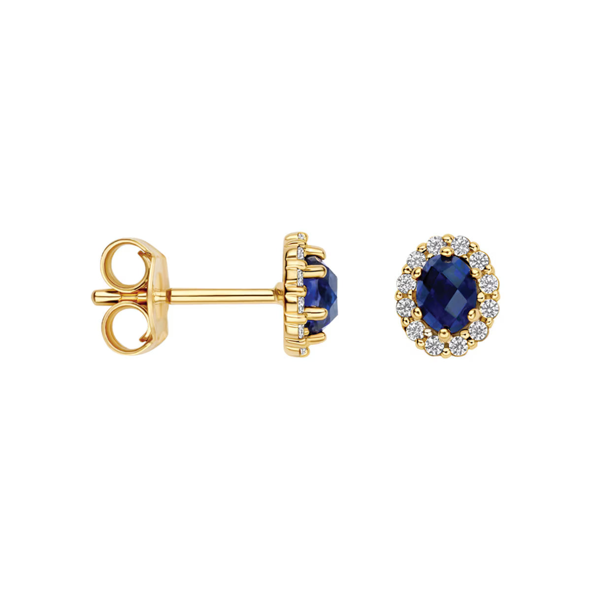 Jubiläumsangebot: AZURIA – Ohrstecker 585 Gelbgold mit Lab Grown Diamanten, 0,52 ct