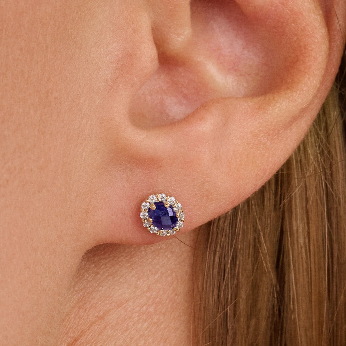 Jubiläumsangebot: AZURIA – Ohrstecker 585 Gelbgold mit Lab Grown Diamanten, 0,52 ct