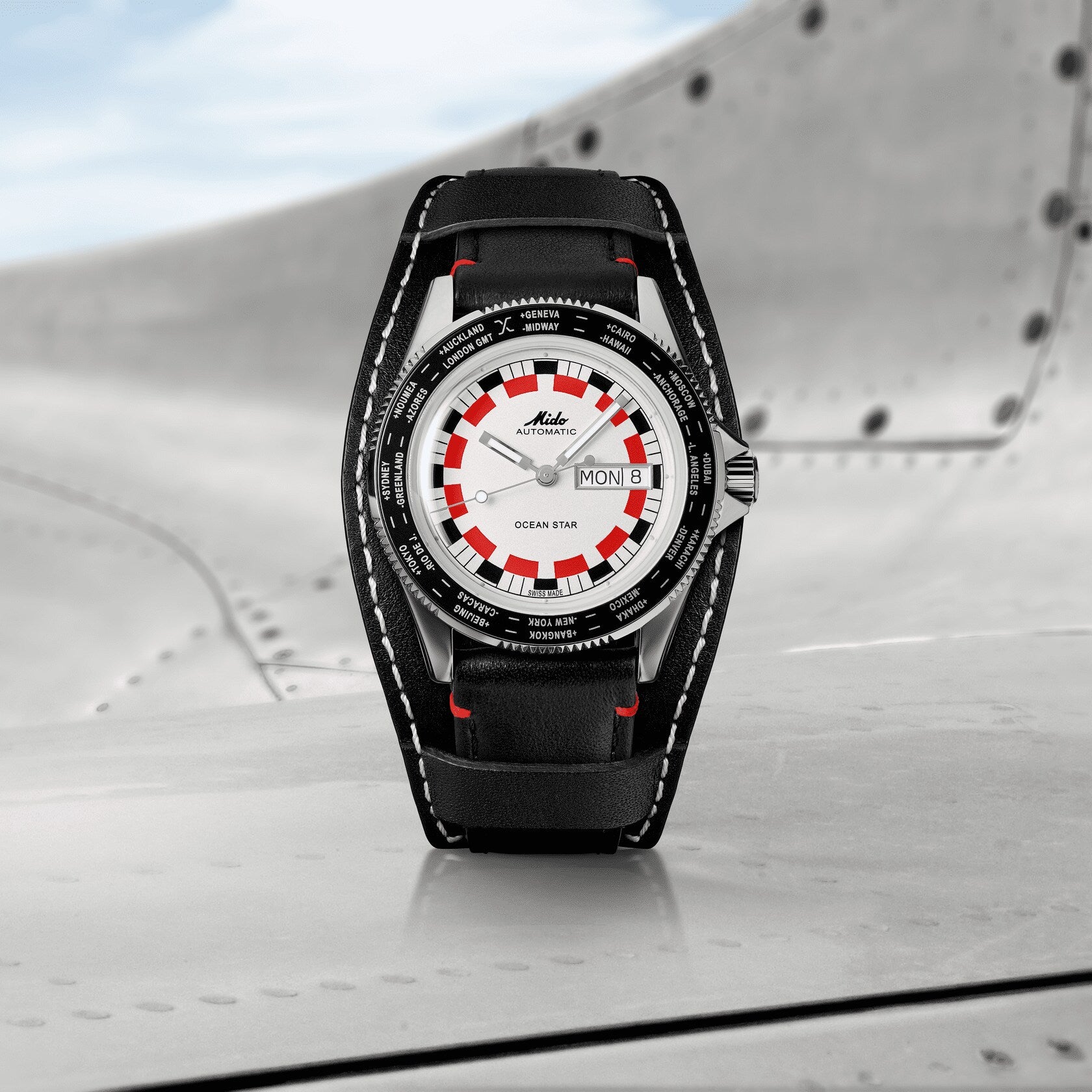 MIDO Ocean Star Worldtimer M026.830.16.030.00 - ∅ 40.5mm