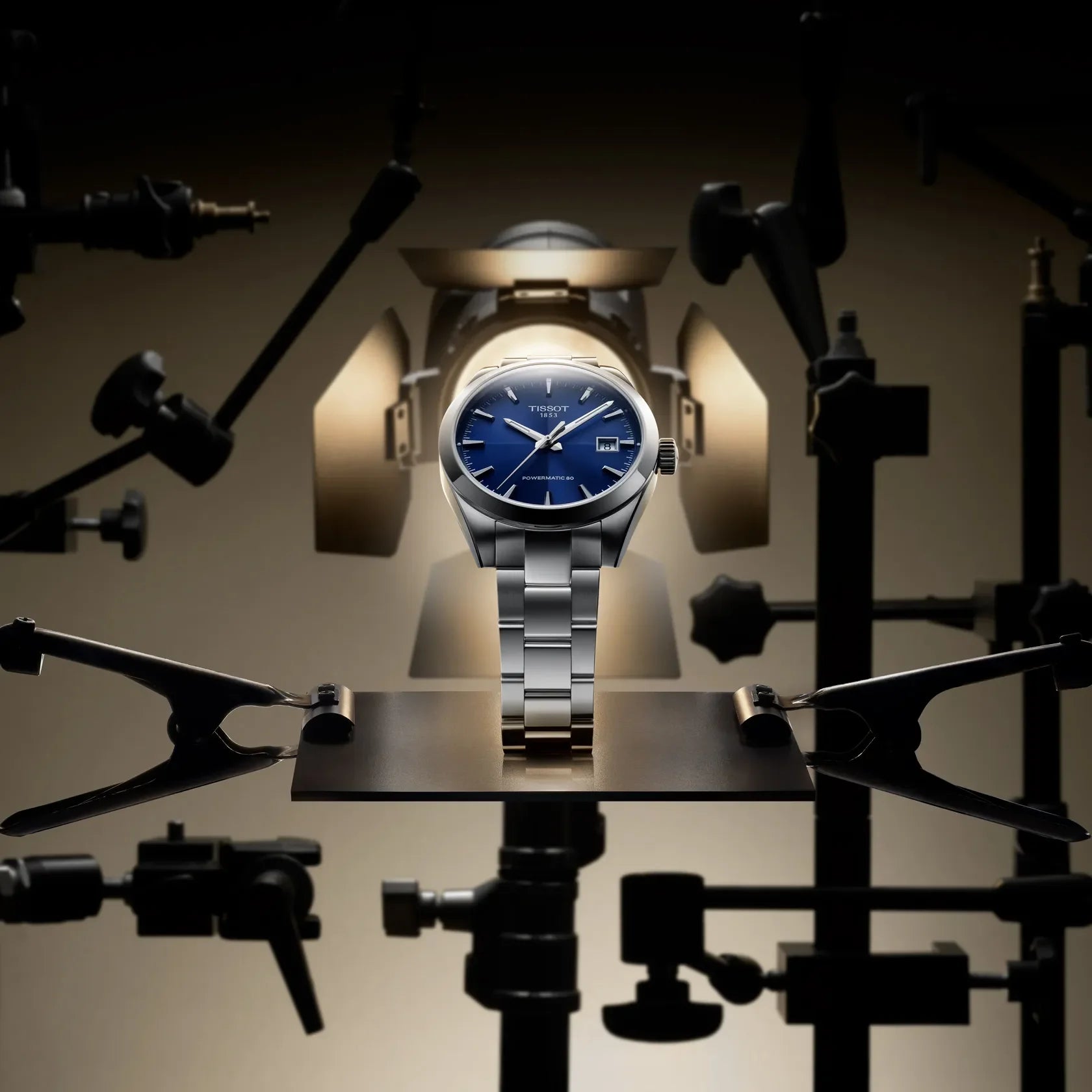 Tissot Gentleman 38 mm Blau Edelstahl – Ref. T1658071104100