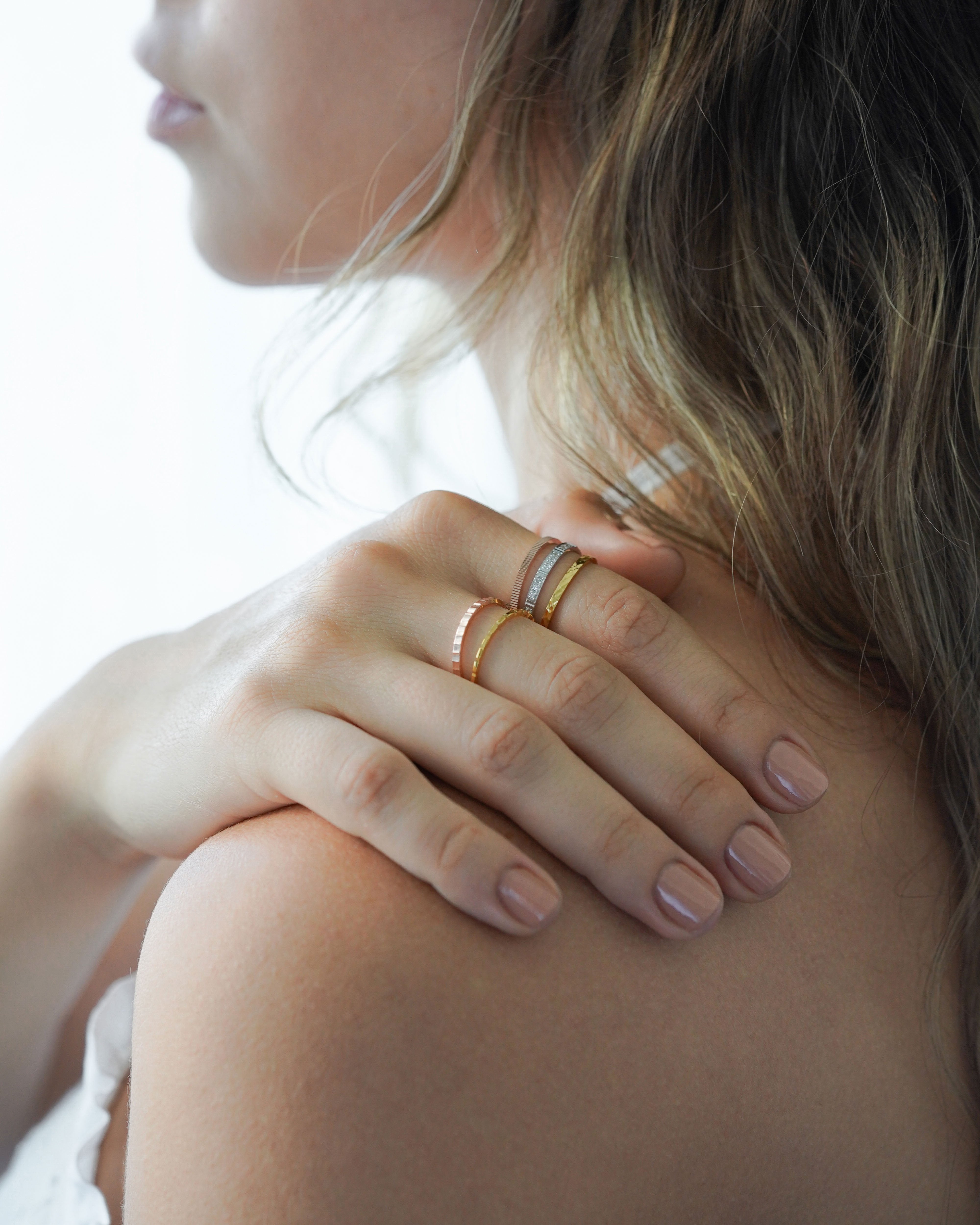 GIORO Charlotte 54 Vorsteckring -/ Stapelring in 585 Gold