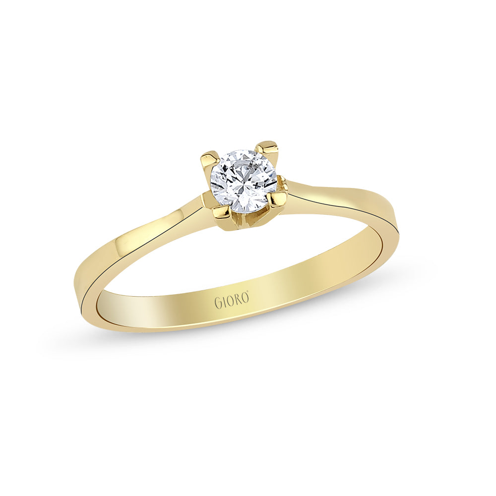 Fiona Verlobungsring 585 Gold mit 0,10ct Brillant