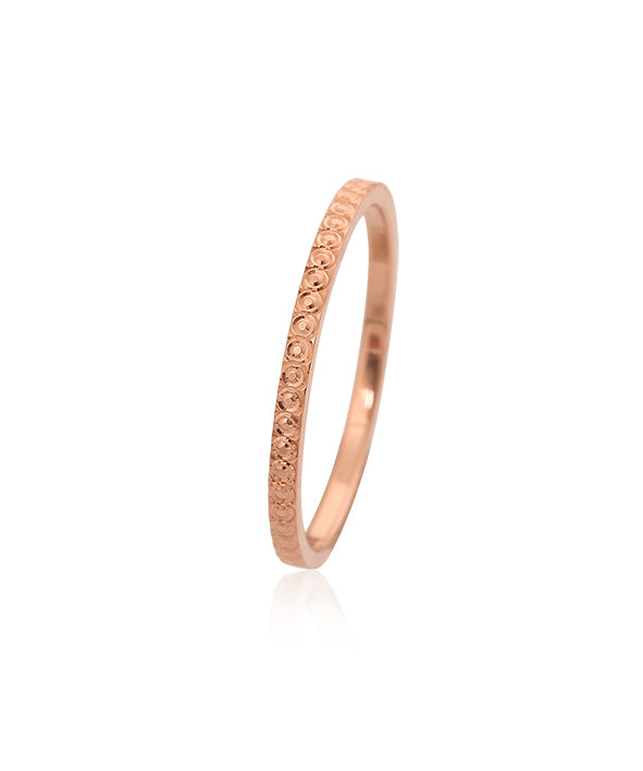 GIORO Charlotte 61 Vorsteckring -/ Stapelring in 585 Rosegold