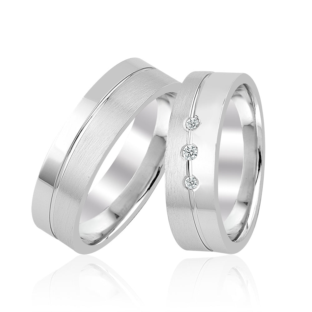 Partner rings / friendship rings 925 silver - Alice 14