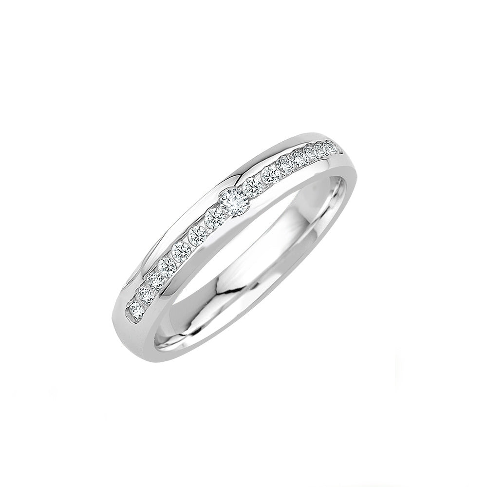 Lina engagement ring 925 silver *hand-set GIORO crystals*