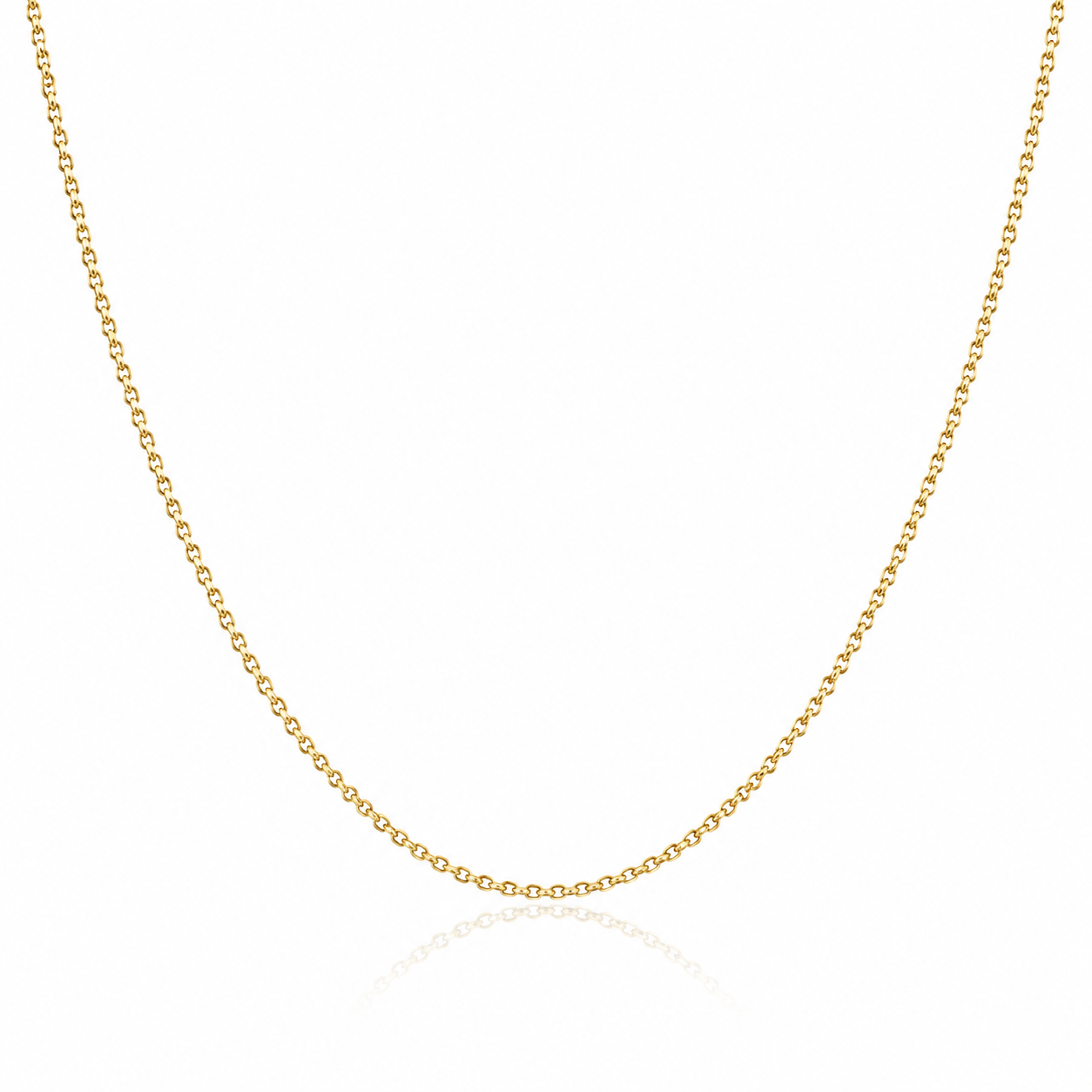 Ankerkette MELIA aus 585 Gelbgold 1,1 mm fein und 8-fach diamantiert