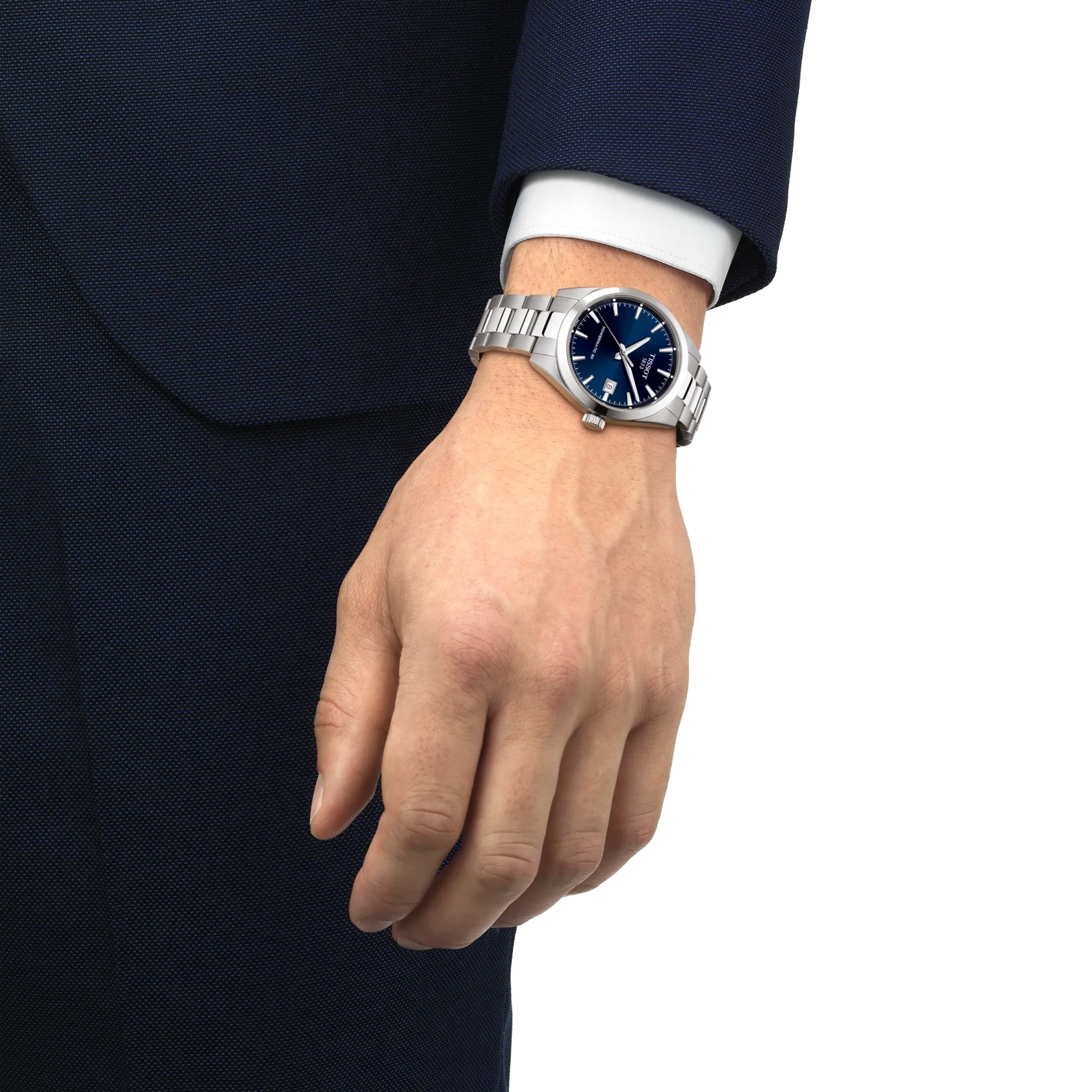 Tissot Gentleman 38 mm Blau Edelstahl – Ref. T1658071104100