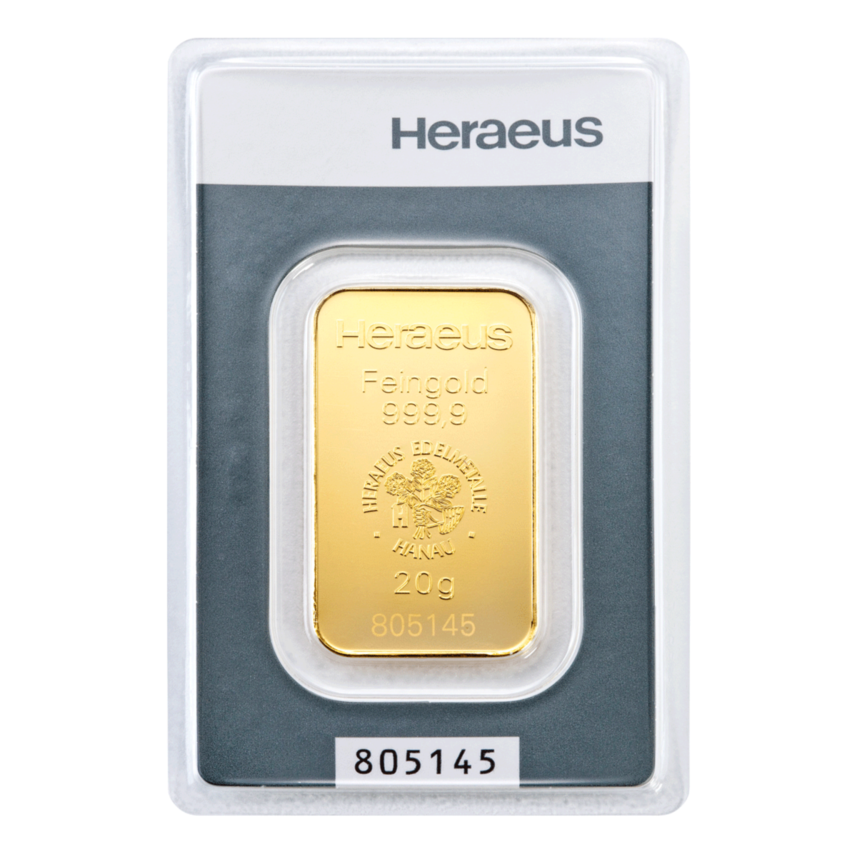 20 g Goldbarren 999,9 Feingold – Anlagegold