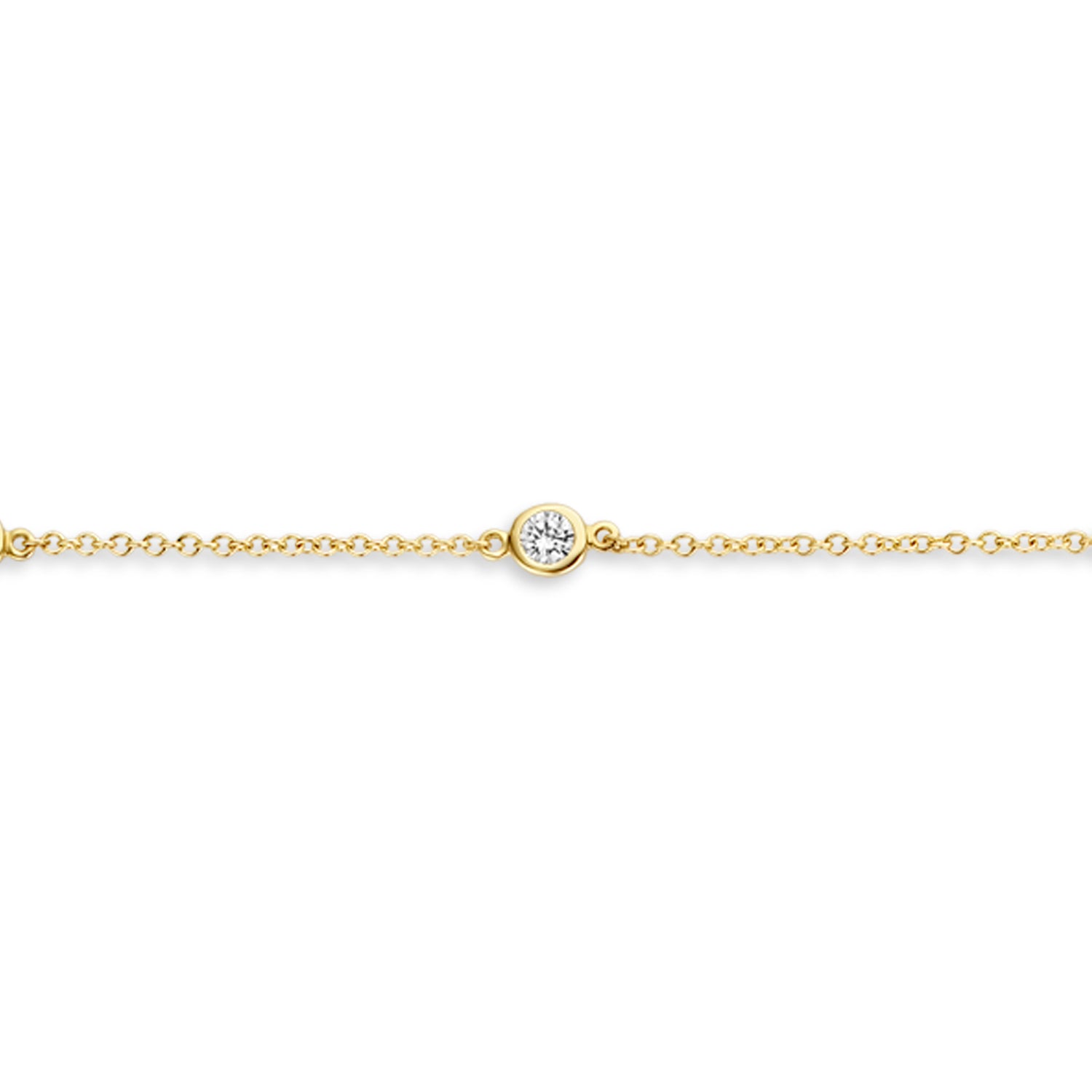 Elira – Zartes Armband aus 585er Gelbgold mit Zirkonia