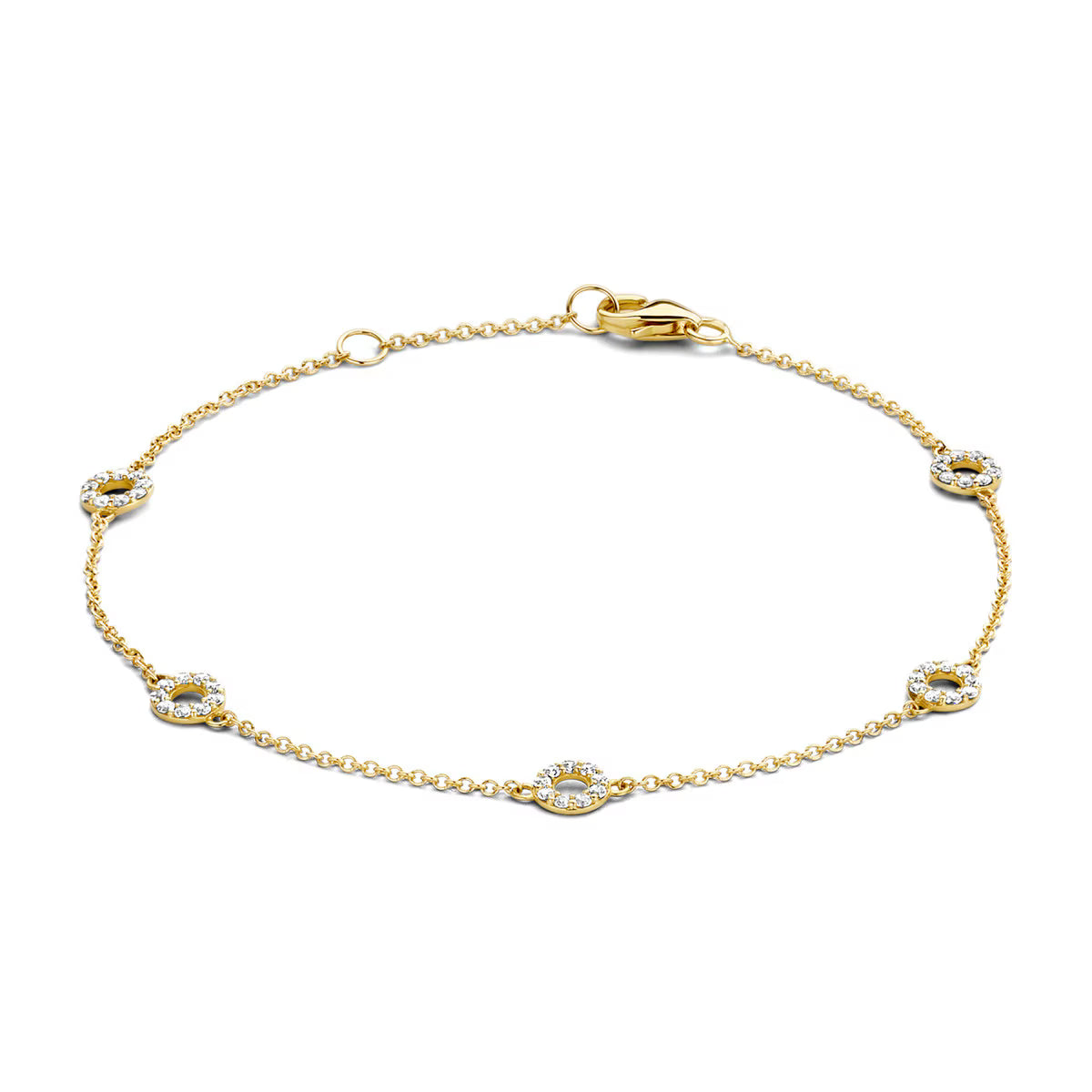 GIORO CALISTA Armband aus 585 Gelbgold mit Zirkonia