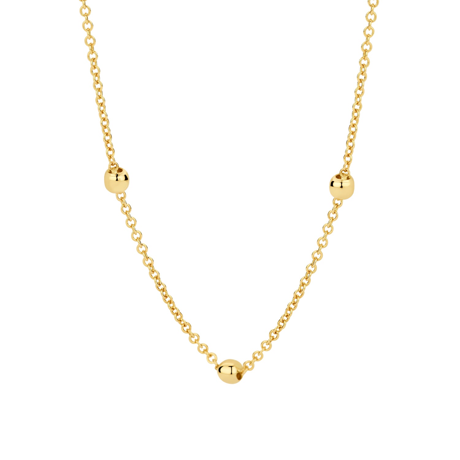Elegantes Collier „Auraya“ aus 585er Gelbgold