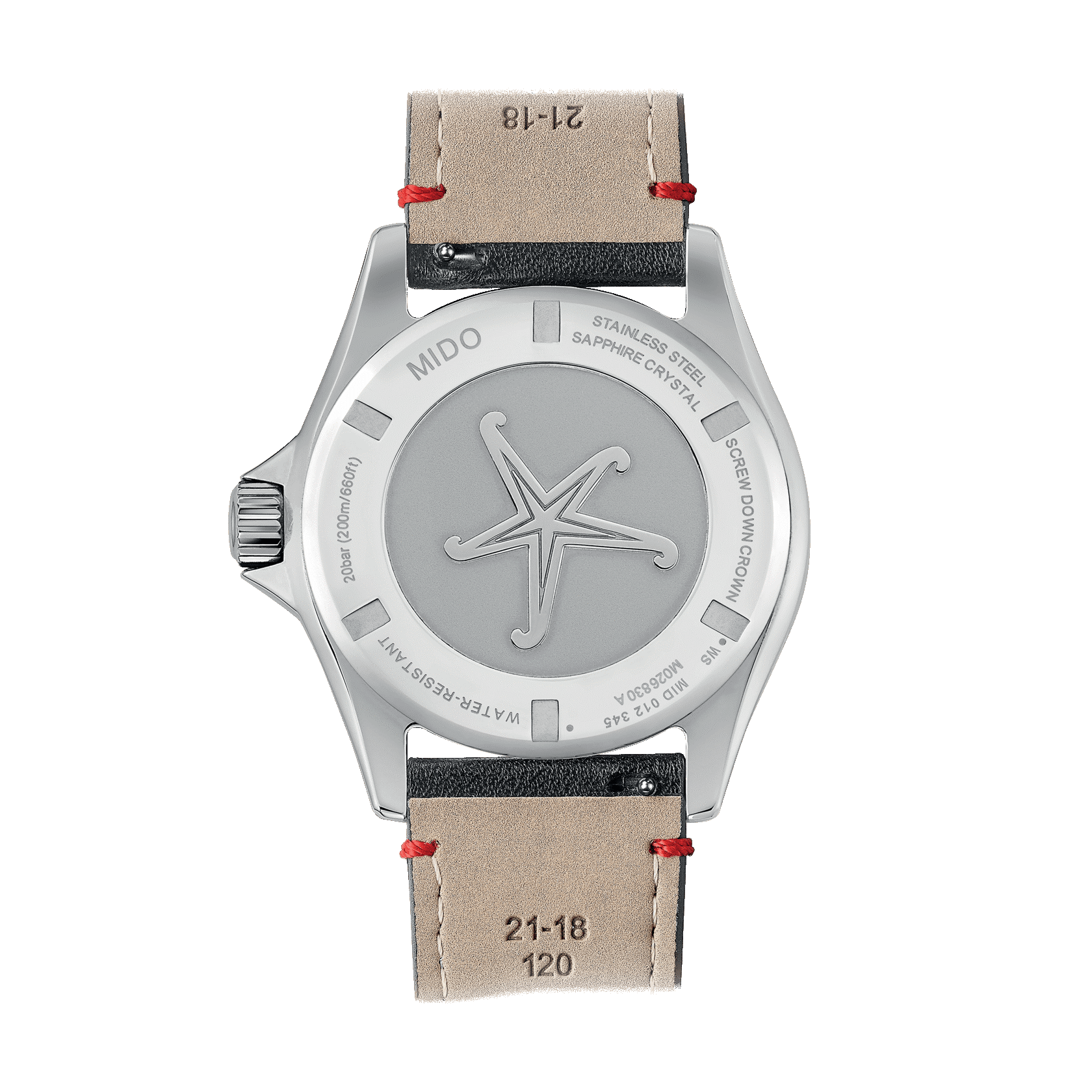 MIDO Ocean Star Worldtimer  M026.830.16.030.00 - ∅ 40.5mm