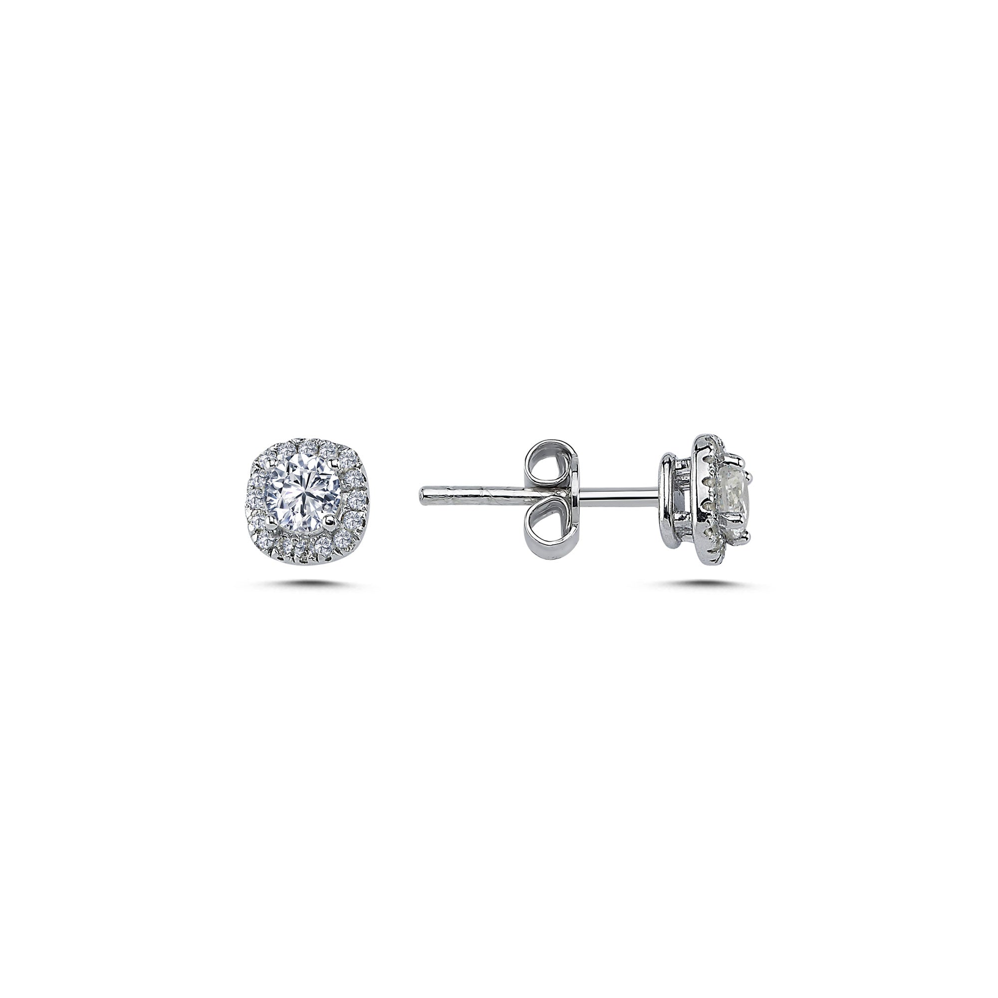 Elettra Diamant-Ohrstecker – Exklusive Weißgold Ohrringe mit Brillanten