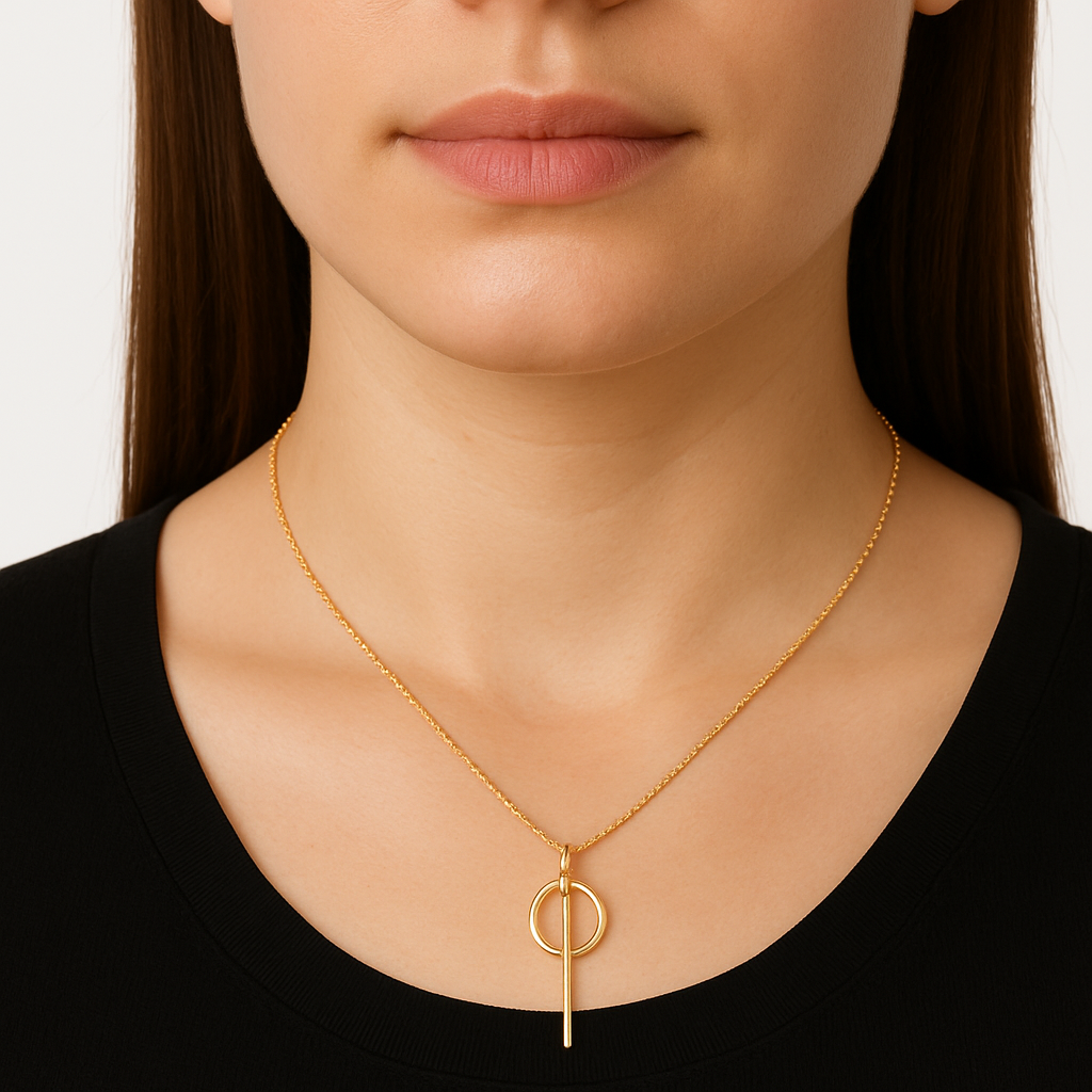 Navea 585er Goldkette – Modernes Kreis-Design von GIORO