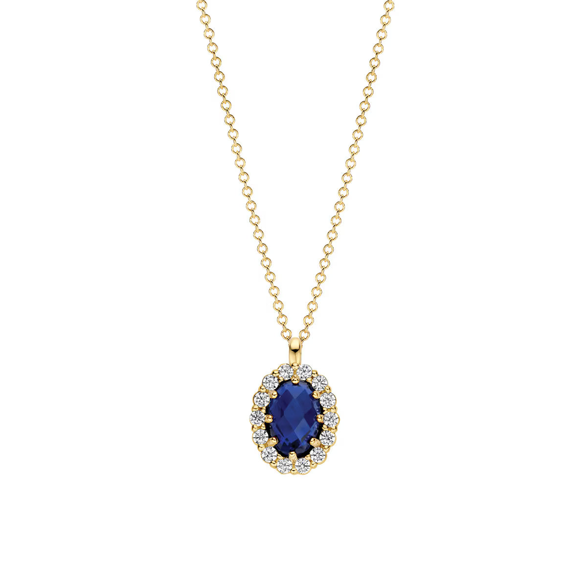 Jubiläumsangebot: AZURIA – Collier 585 Gelbgold mit Lab Grown Diamanten, 0,63 ct