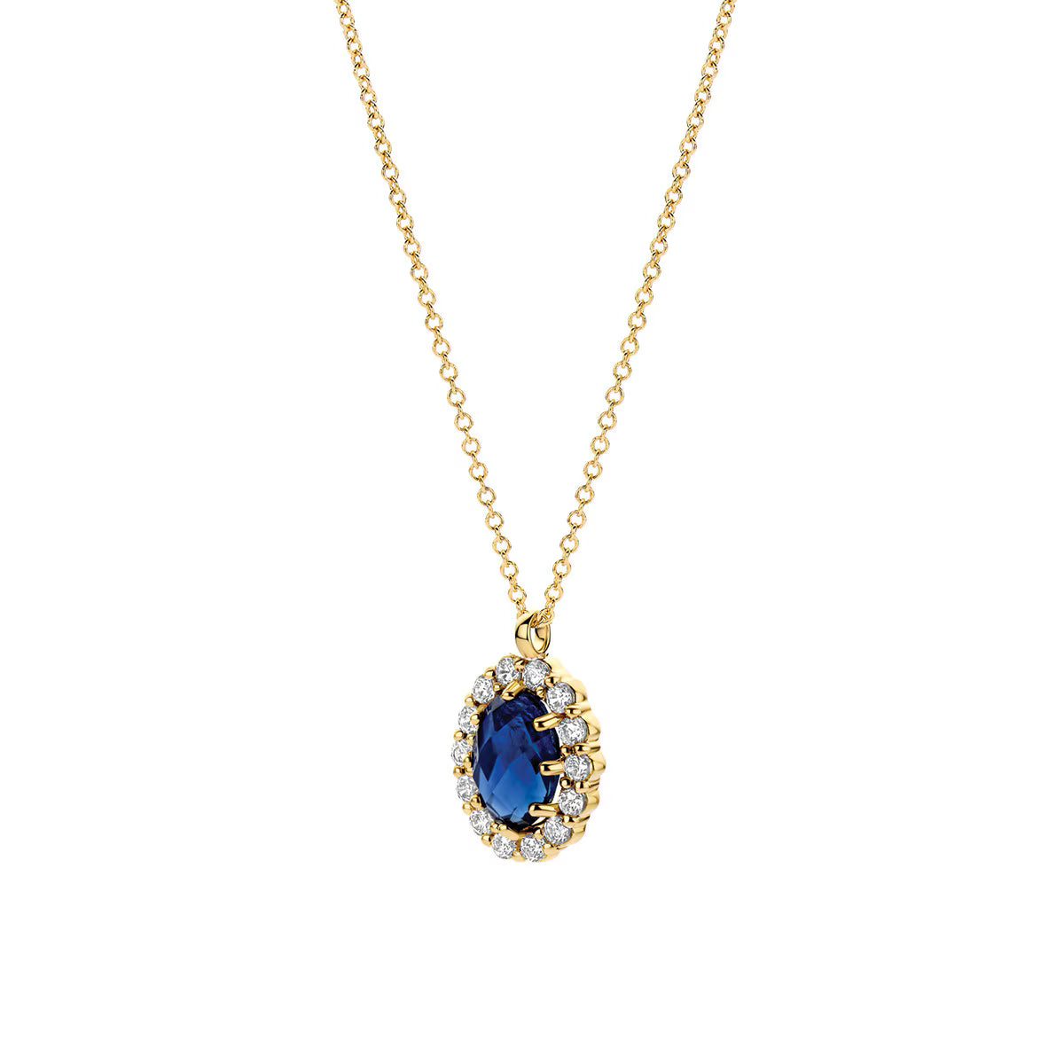 Jubiläumsangebot: AZURIA – Collier 585 Gelbgold mit Lab Grown Diamanten, 0,63 ct