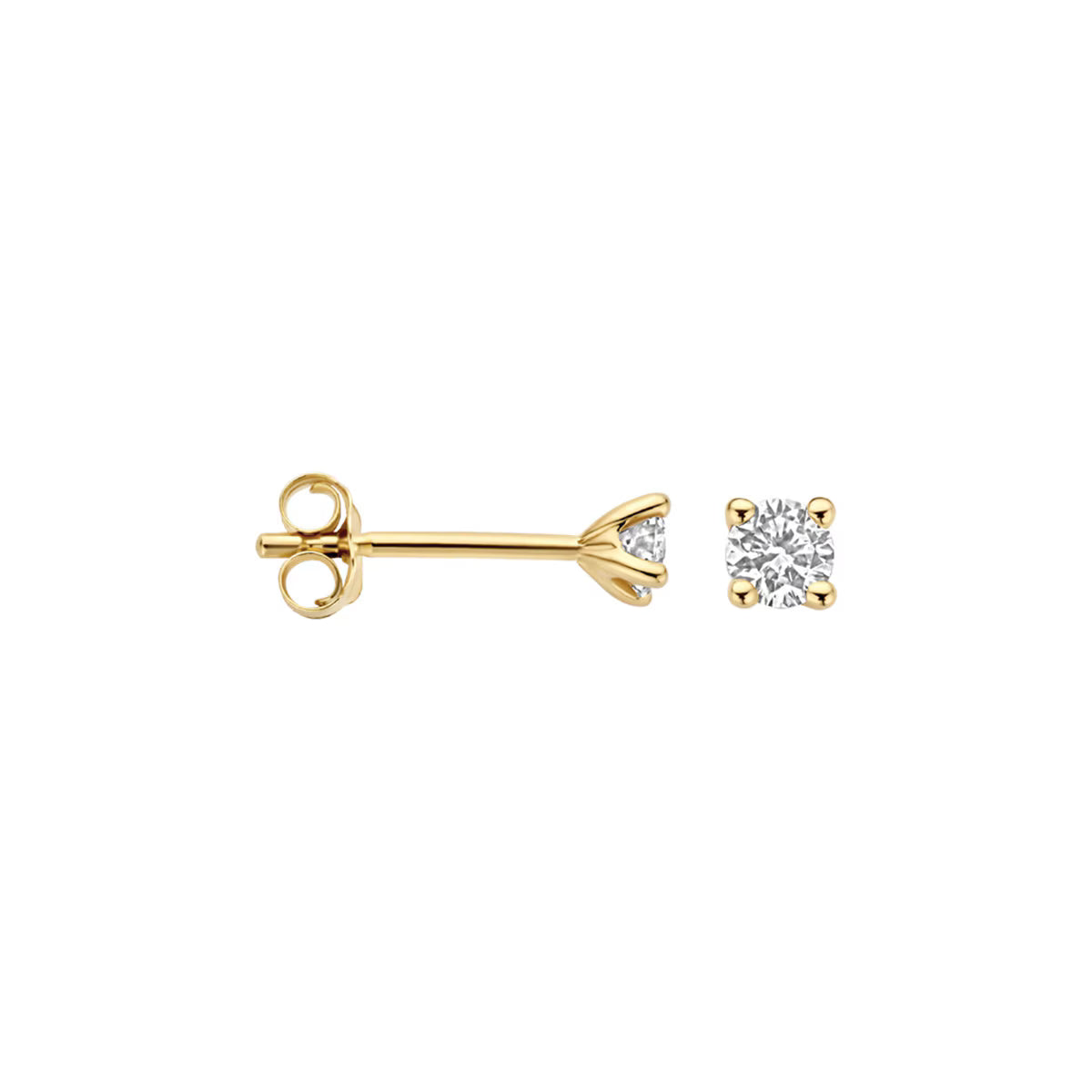 LUCERA – Ohrstecker 585 Gelbgold mit Lab Grown Diamanten, 0,20 ct
