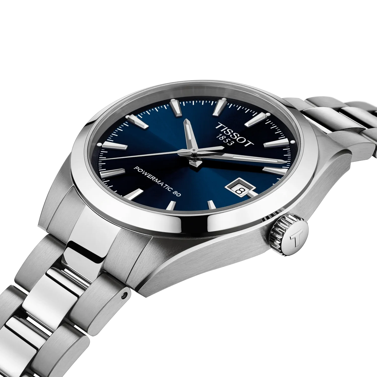 Tissot Gentleman 38 mm Blau Edelstahl – Ref. T1658071104100
