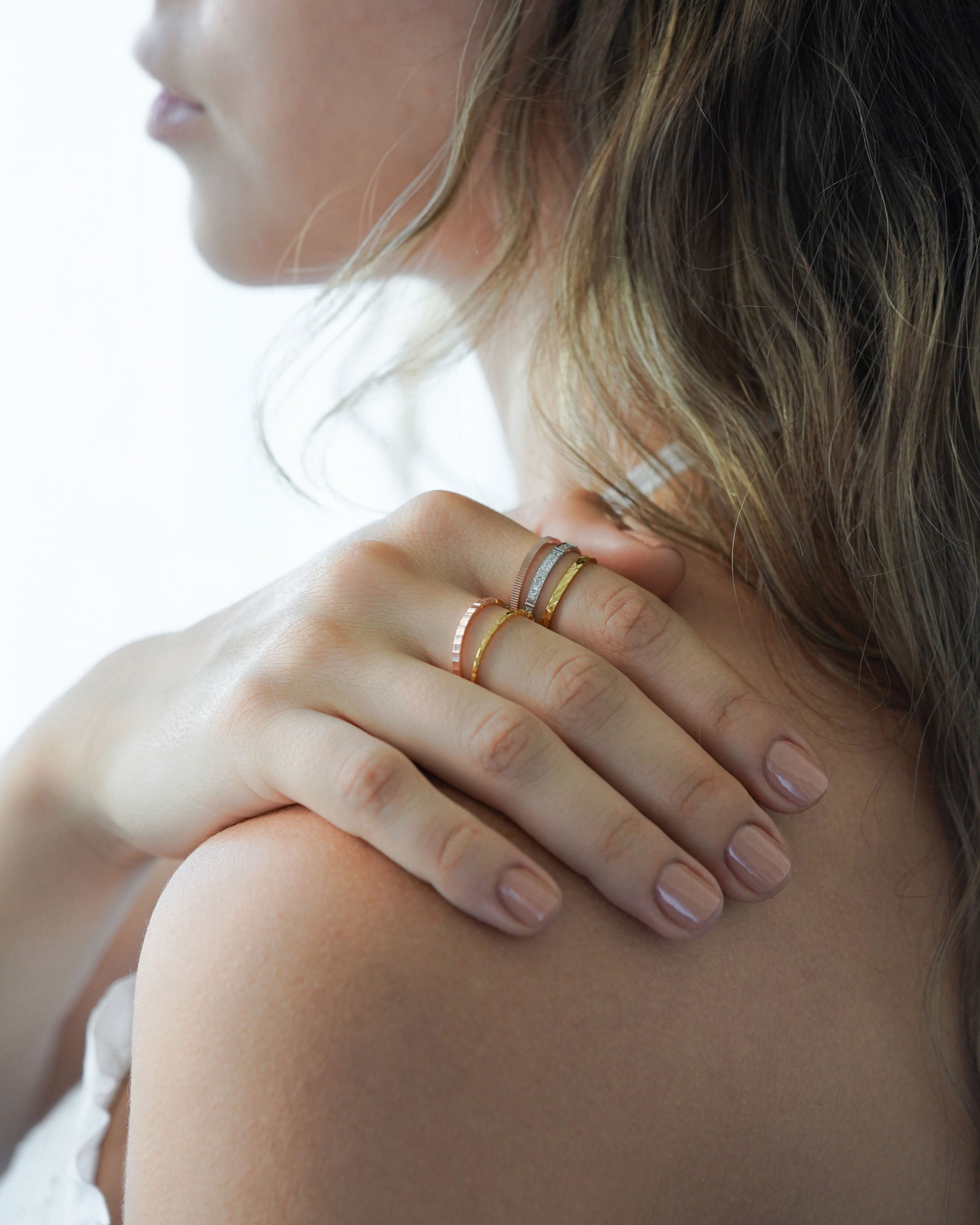 GIORO Charlotte 70 stacking ring / stacking ring in 585 rose gold