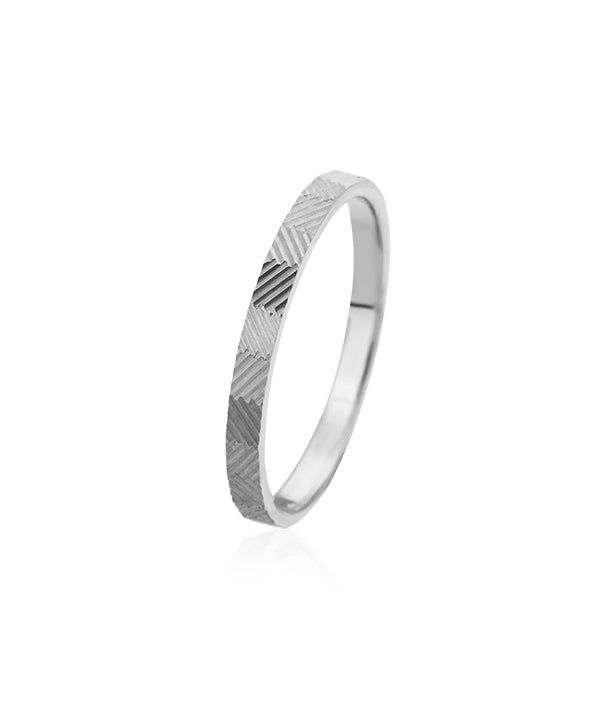 GIORO Charlotte 72 stacking ring / stacking ring in 585 white gold